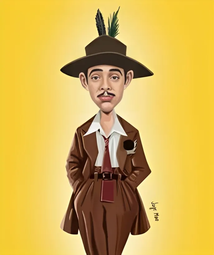 Tin Tan Mexican Cartoon Character