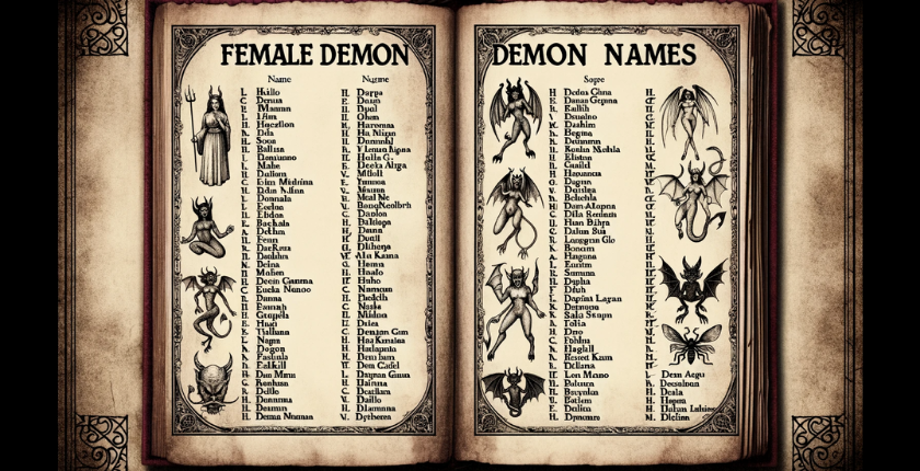 100 Female Demon Names That Will Strike Fear in Your Enemies