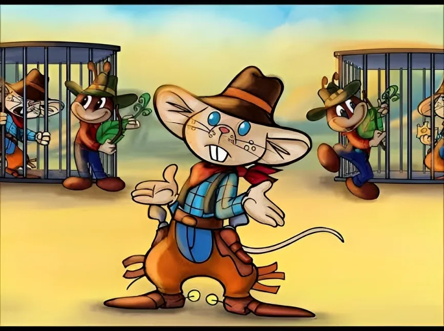 El Ratón Vaquero mexican cartoon character
