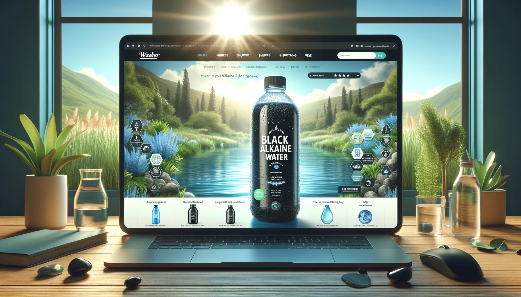 Black Alkaline Water