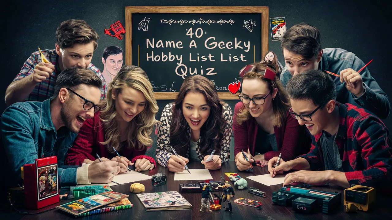 40 Name a Geeky Hobby List Quiz