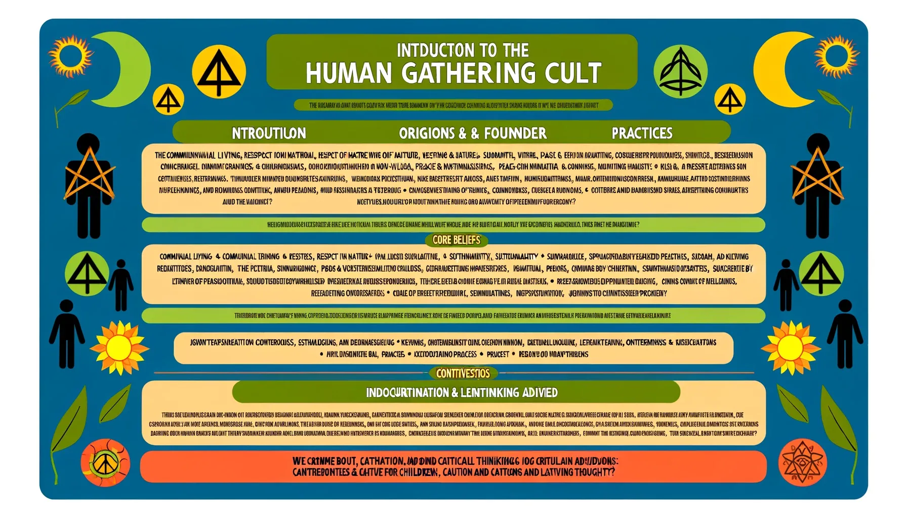 The Human Gathering Cult: Comprehensive Overview