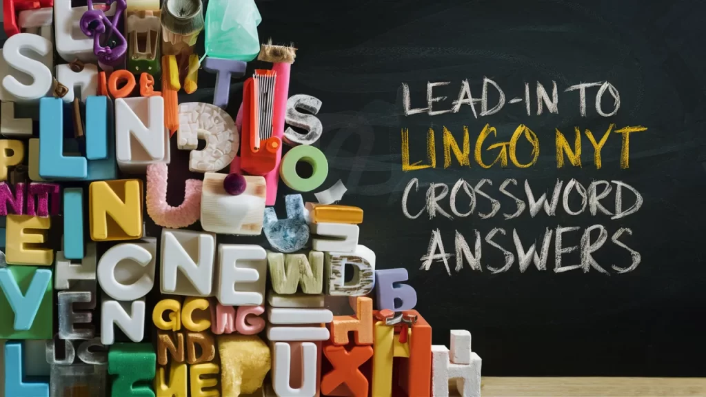 Lead-in to Lingo NYT Crossword Clue 