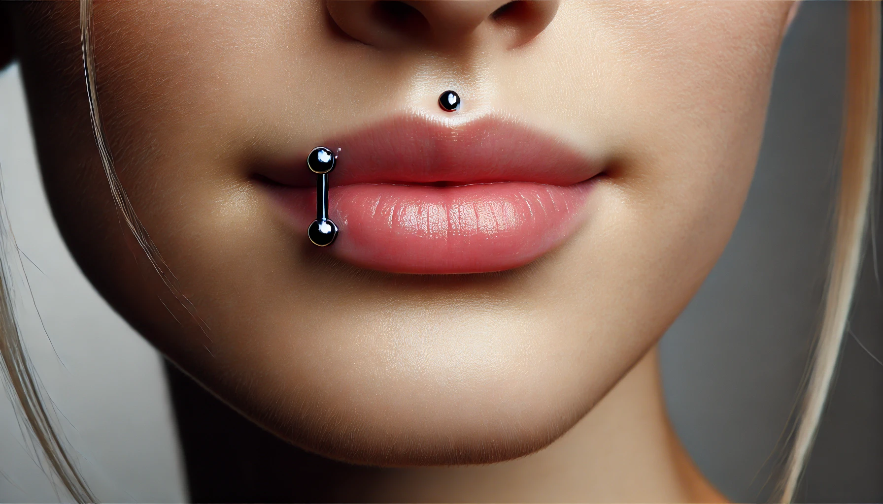 vertical labret