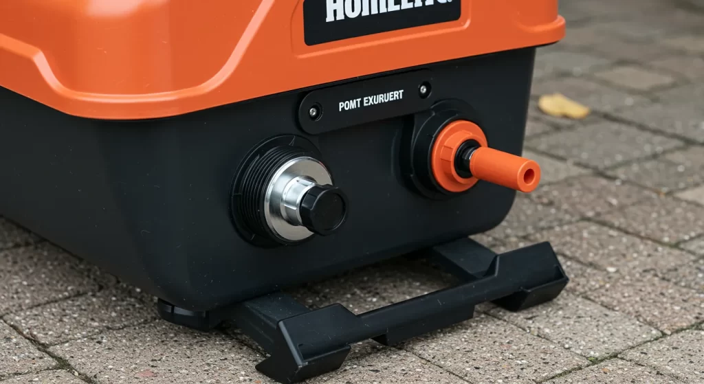 why are there two drain plugs on homelite uv80522