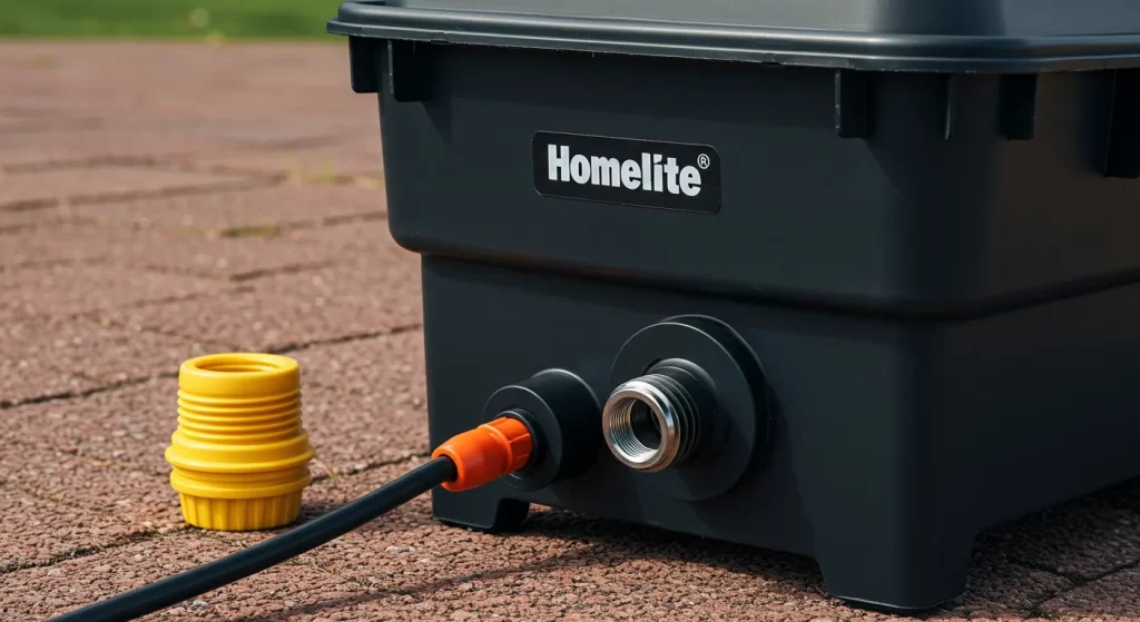 why are there two drain plugs on homelite uv80522