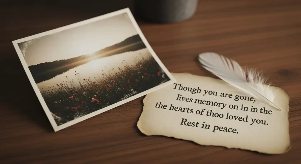 short message for someone who passed away