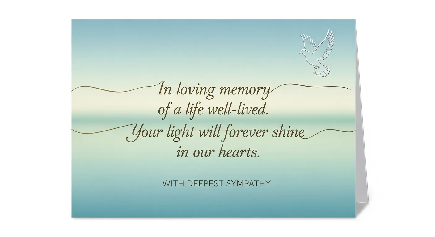 short message for someone who passed away