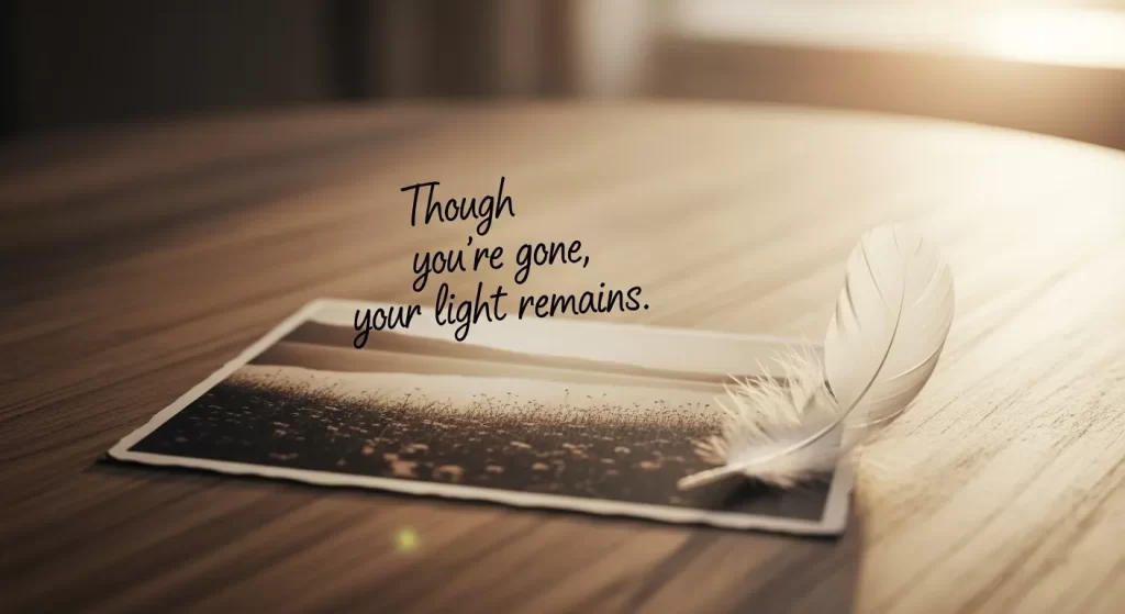 short message for someone who passed away