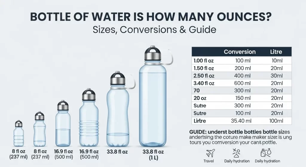 2 October bottle of water is how many ounces